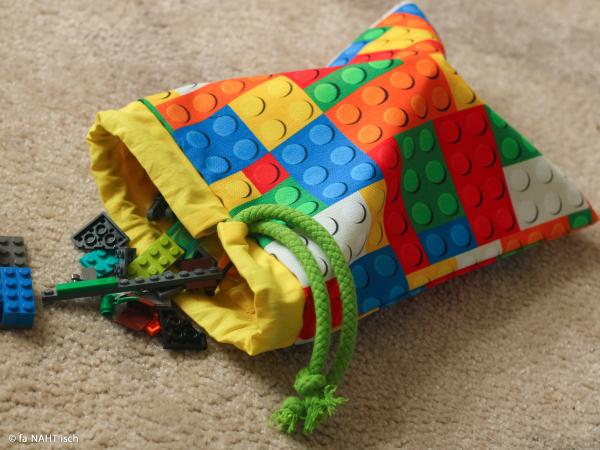 Canvas Klemmbausteine bunt von Swafing